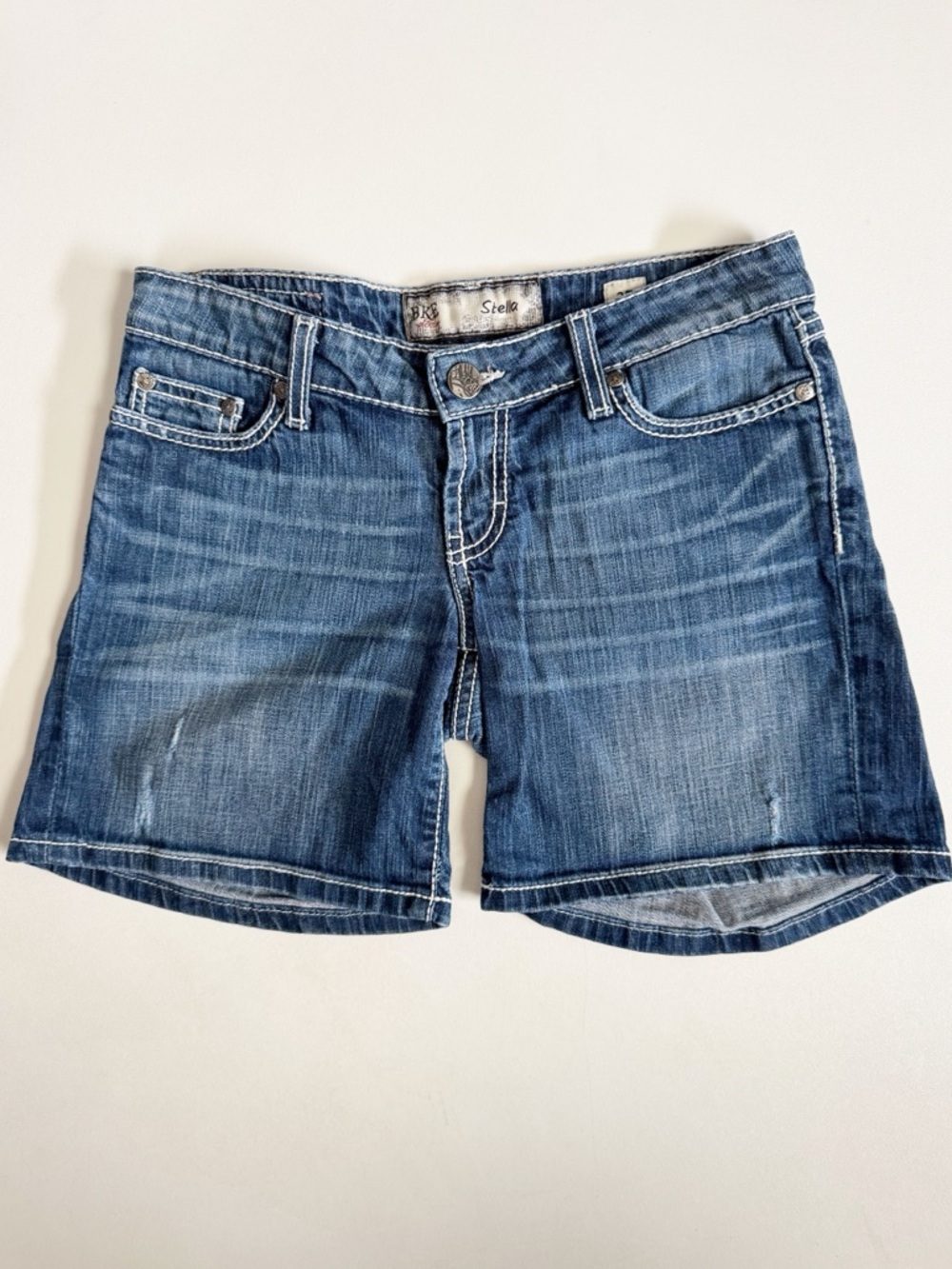 BKE Buckle Stella Culture Jean Shorts Lot of 3 Women's 27 Denim Blue Western - Picture 3 of 14